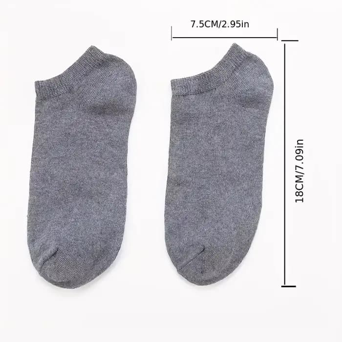 10/20/30/40/60 paires de chaussettes unisexes de couleur unie