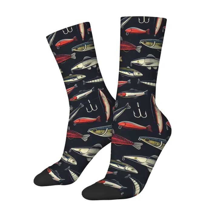 Chaussettes de pêche au leurre pour hommes