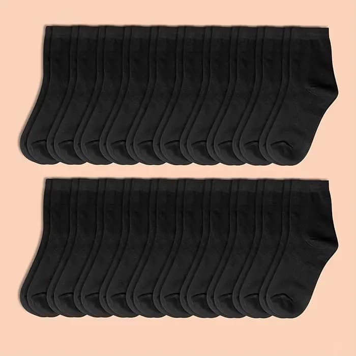 5 paires de chaussettes mi-mollet pour hommes pour le printemps