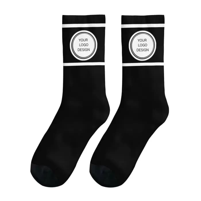 Chaussettes personnalisées avec photos et logo pour hommes et femmes