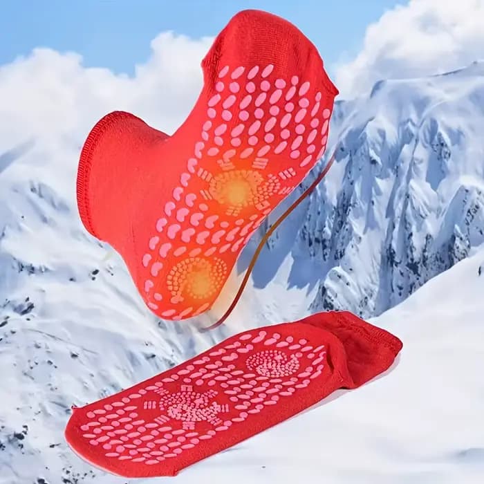 3 paires de chaussettes thermiques noires