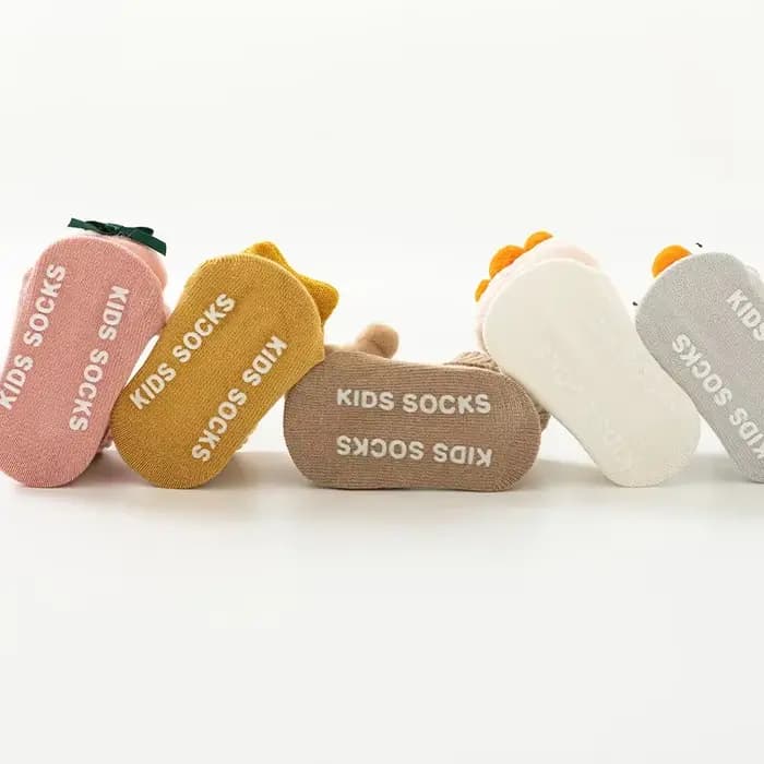 Chaussettes antidérapantes pour bébé de 0 à 3 ans