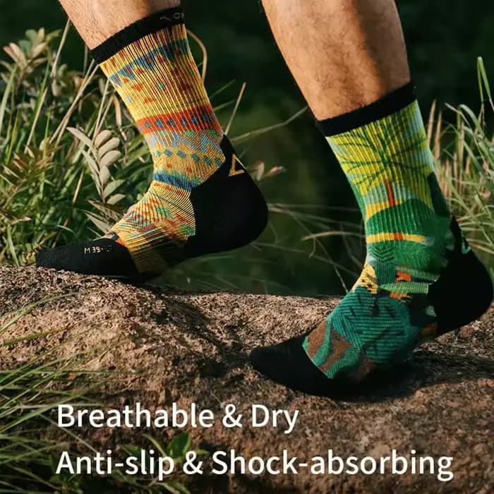 AONIJIE laine sport chaussettes de course hommes tenue de femme résistant professionnel randonnée Marathon cyclisme Cross-country chaussettes de course