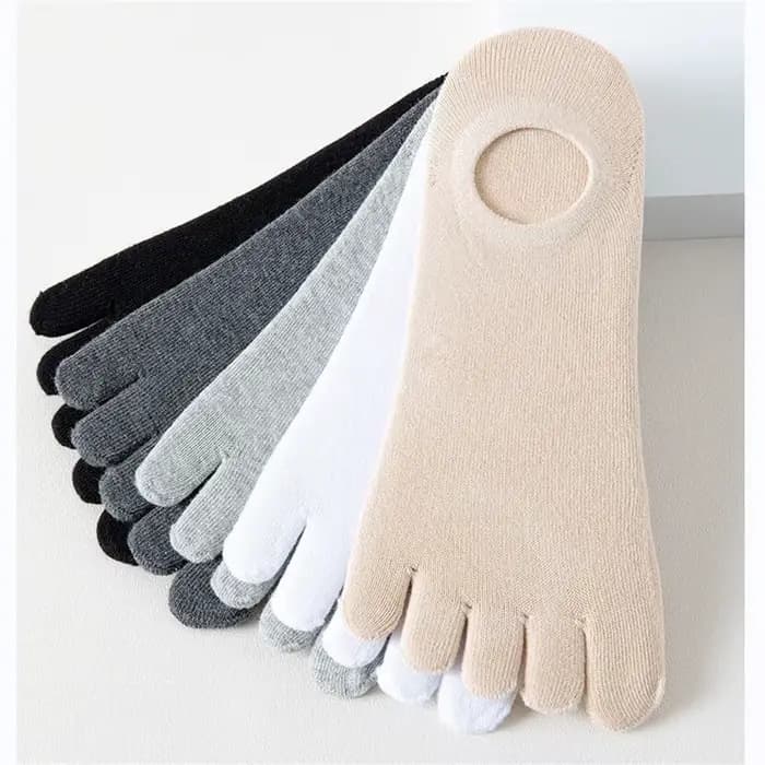 Chaussettes anti-friction à cinq doigts pour hommes