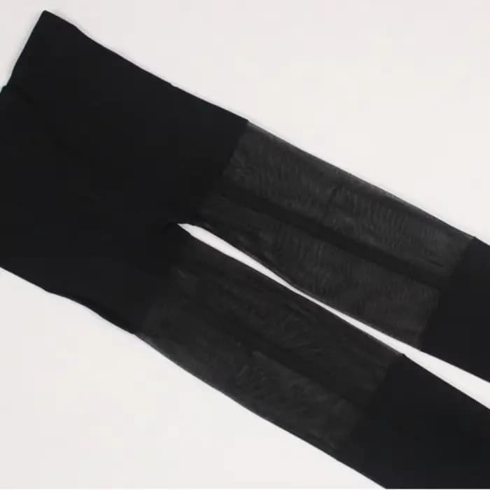 Collants élastiques transparents pour femmes, effet bretelles, coupe ajustée, pour usage quotidien décontracté