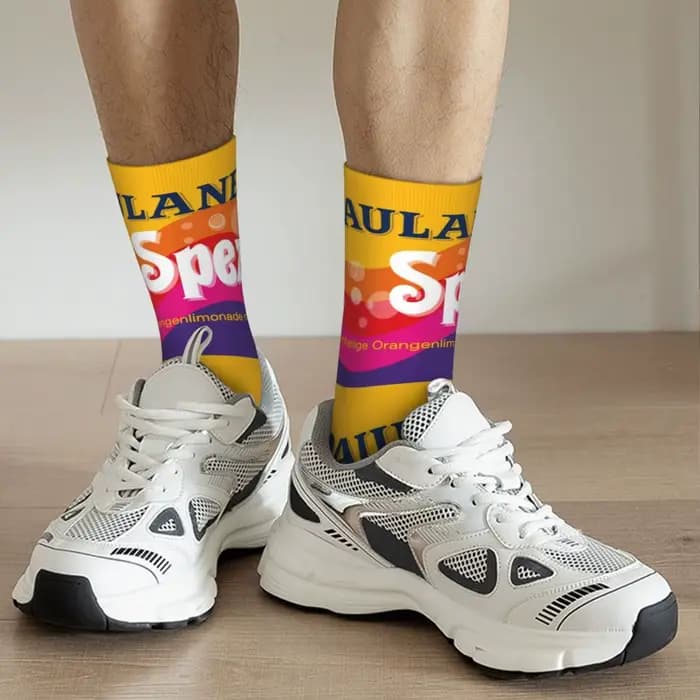 Paulaner Spezi chaussettes allemagne boissons au Soda bas hommes moyen doux course