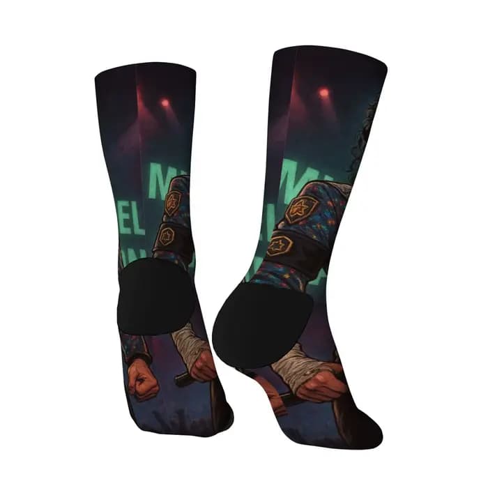 MJ Style Pop Music Idol chaussettes rétro mode hommes