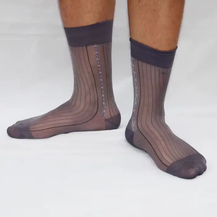 Chaussettes en nylon doux et soyeux pour hommes