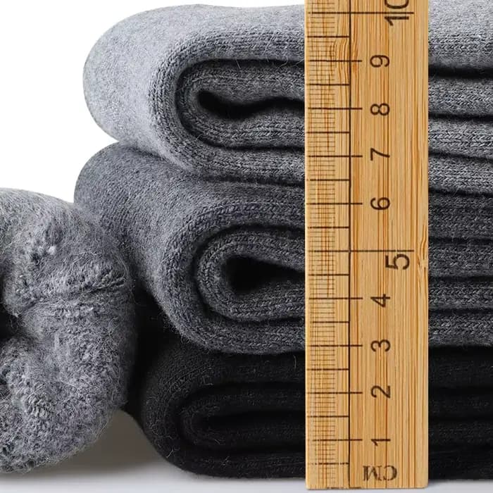 2 paires de chaussettes thermiques d'hiver pour hommes et femmes
