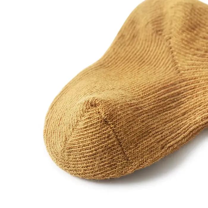 3 paires de chaussettes en coton pour bébé fille et garçon, accessoires de vêtements d'hiver pour bébé, couleur Pure, en coton peigné, pour l'automne