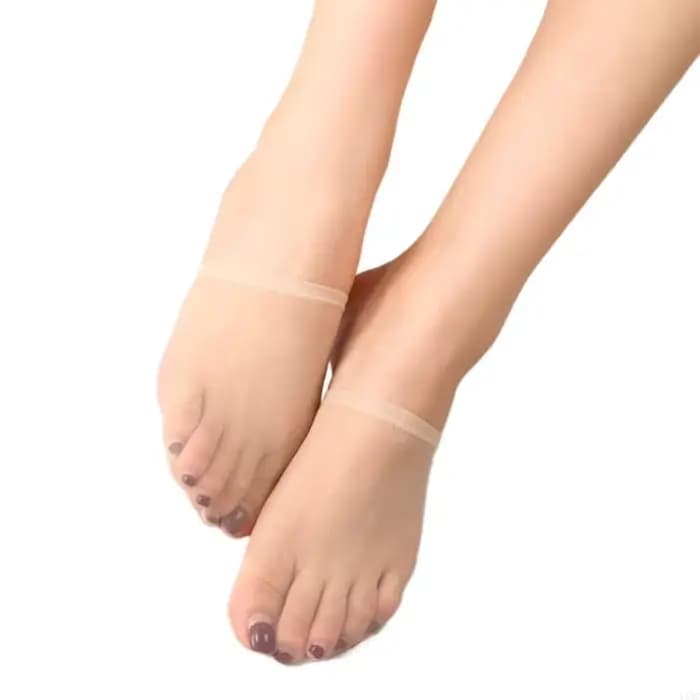 Demi-chaussettes pour les femmes toe à maille transparente No Chauquettes sans spectacle chaussettes cadeaux y1ac