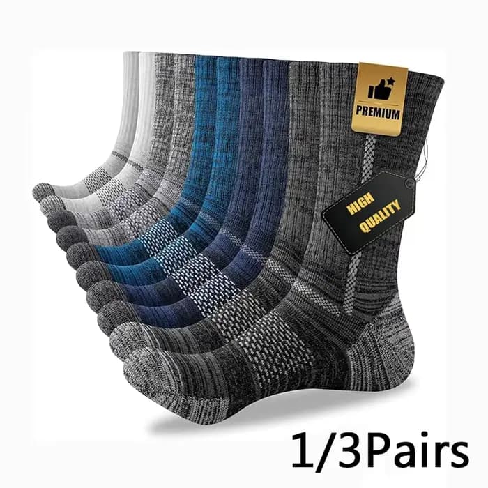 1/3 paires de chaussettes de sport pour hommes