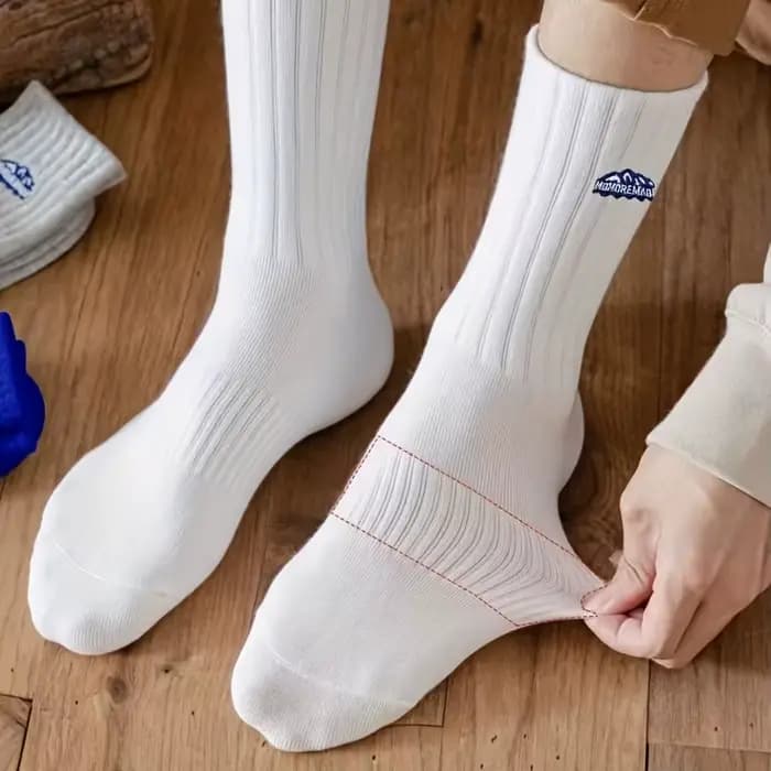 4 paires de chaussettes unisexes avec motif de peinture à l'huile