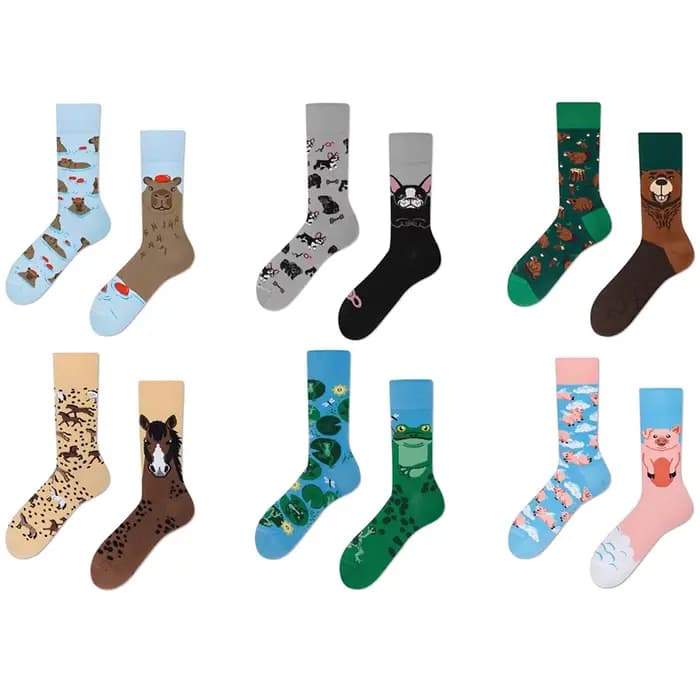 Drôle mignon Capibara coton équipage chaussettes unisexe femmes hommes mode Harajuku