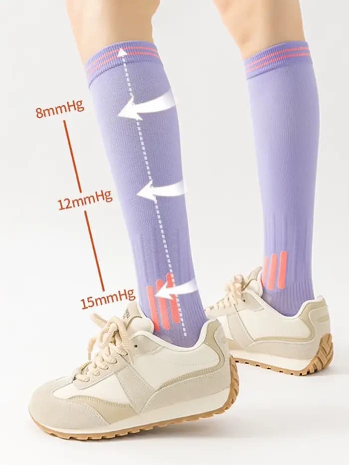 1/6 paires de chaussettes de Sport à Compression