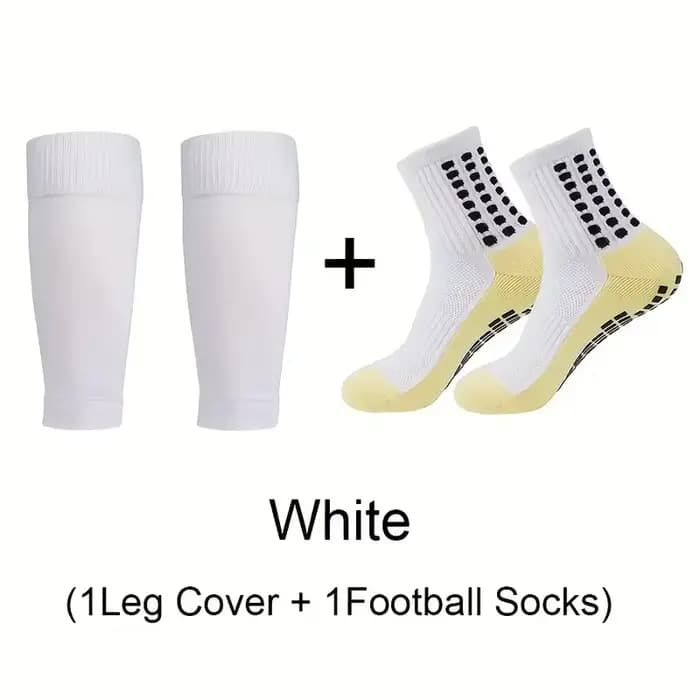 1 ensemble de chaussettes de Football antidérapantes et Anti-friction