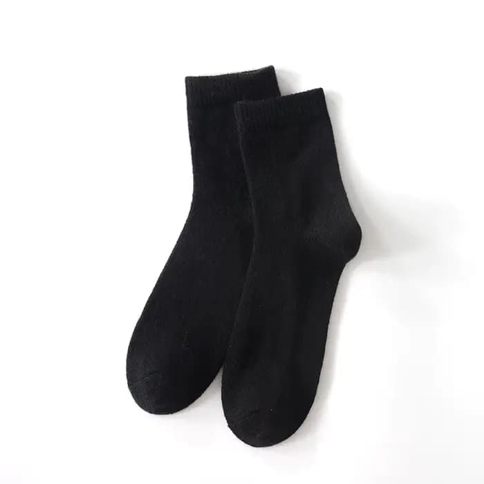 2 paires de chaussettes 100% cachemire pour hommes et femmes