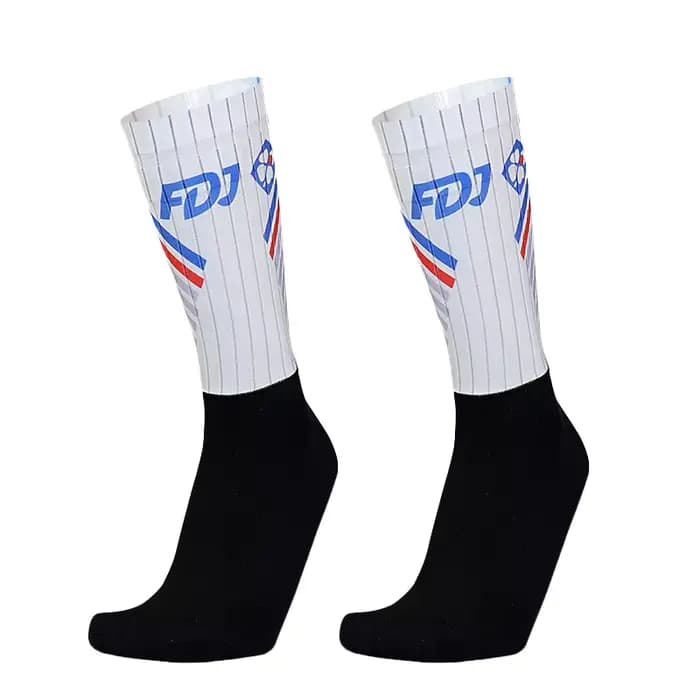 Team Pro Aero Bike 2024 chaussettes sans couture anti-dérapant route