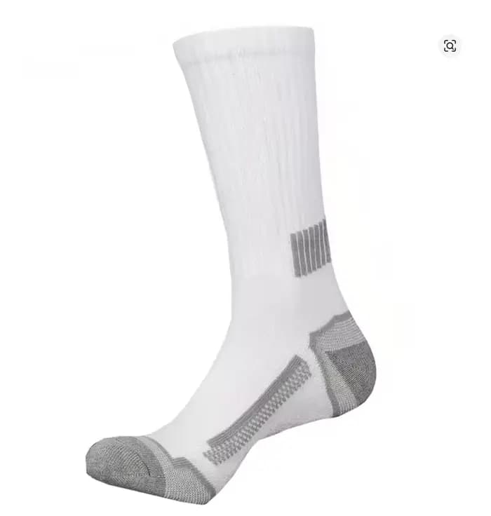 12 paires de chaussettes de sport pour hommes, absorbant la sueur, confortables et respirantes, adaptées à l'entraînement au basket-ball et à la course en plein air