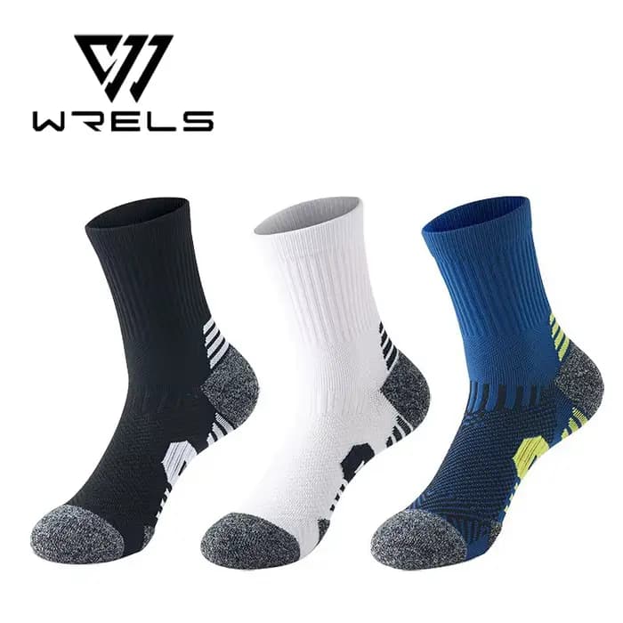 Chaussettes de sport pour hommes, chaussettes de course à pied, de randonnée en plein air, respirantes, professionnelles, absorbant les chocs, chaussettes de cyclisme extensibles