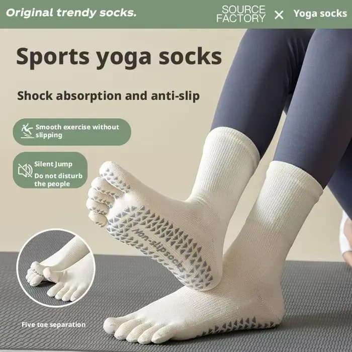 Chaussettes de yoga antidérapantes pour femmes