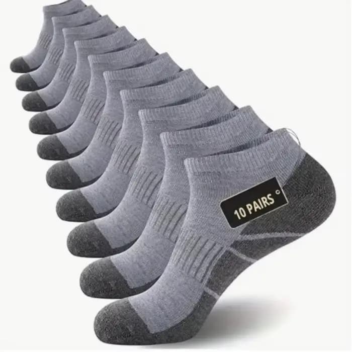 Chaussettes de sport d'extérieur pour hommes, haute qualité, confortables, antidérapantes, pour le football, grandes tailles, nouveau style, 10/30 paires