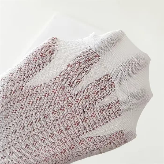 Chaussettes pour femmes mince été nouvelle couleur bonbon évider
