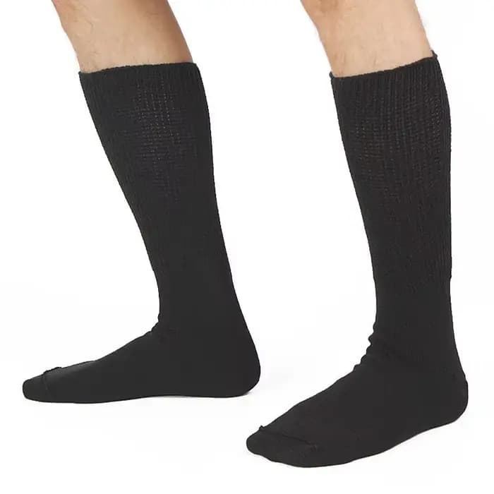Chaussettes pour femmes diabétiques au dessus du mollet