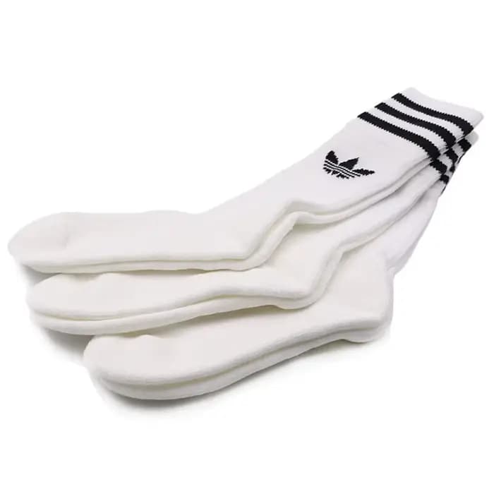Chaussettes de basket Adidas Trefoil pour hommes et femmes : antidérapantes