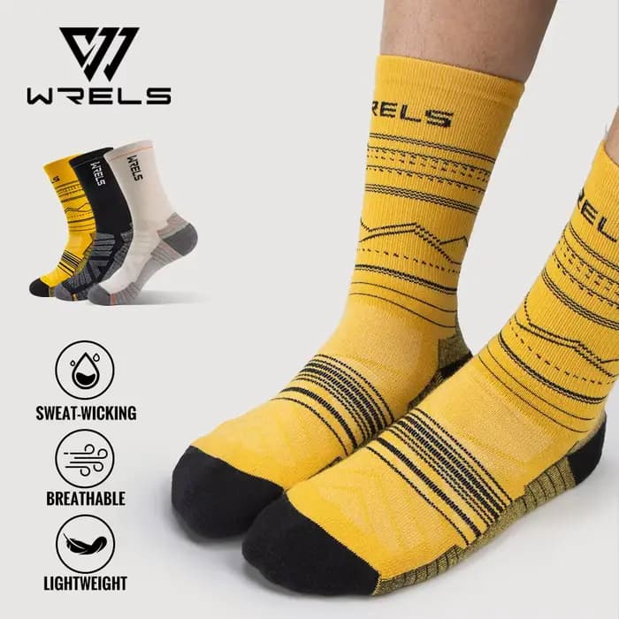 WRELS chaussettes en laine mérinos