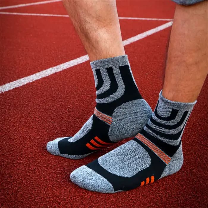 2/3/4/5 Paris hommes Anti Blister hiver Terry chaussettes Sports de plein air course cyclisme Camping Trekking Rugby