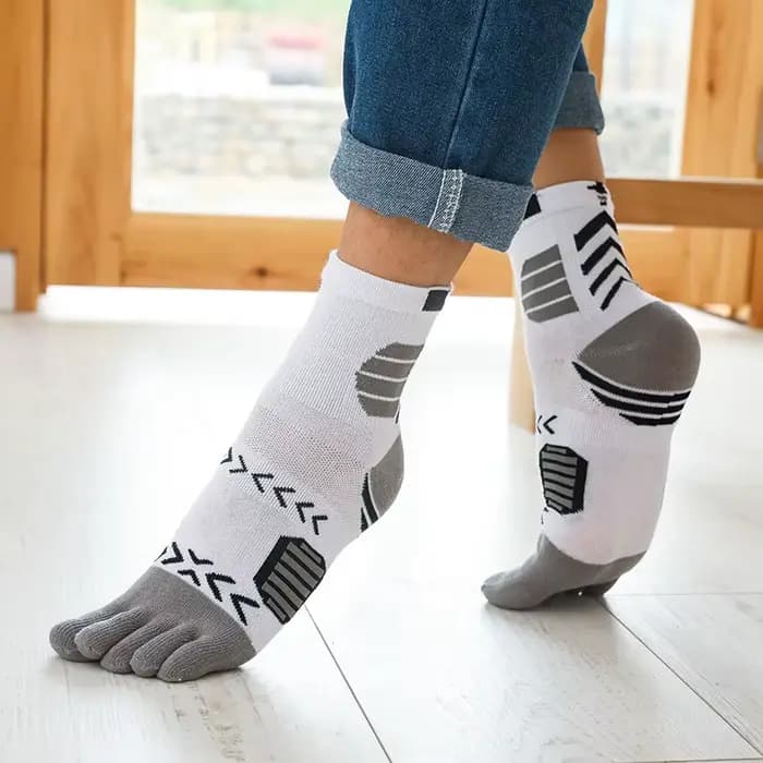 5 paires de chaussettes de Sport à Compression en pur coton