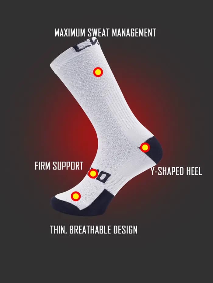 Chaussettes de cyclisme professionnelles respirantes pour hommes et femmes