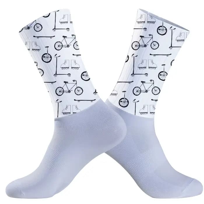 Chaussettes de sport à compression pour cyclisme en plein air