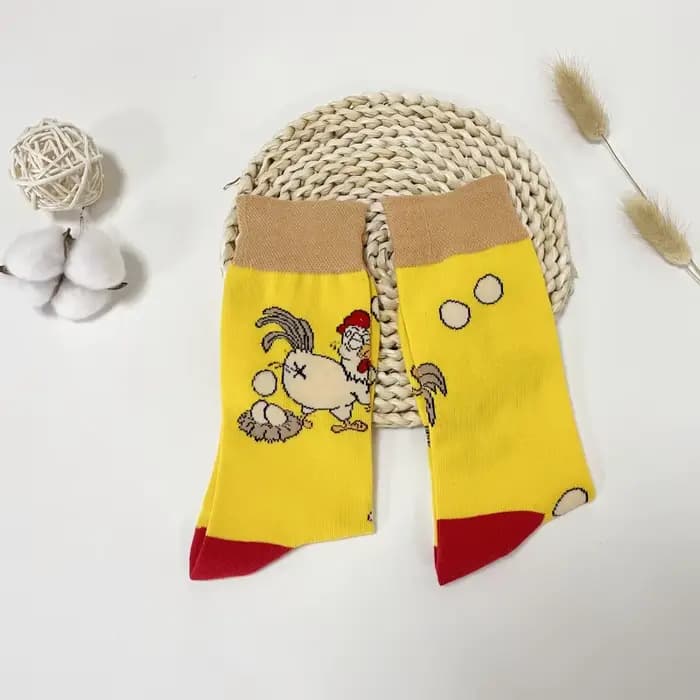 1 paire de chaussettes mi-mollet personnalisées pour hommes