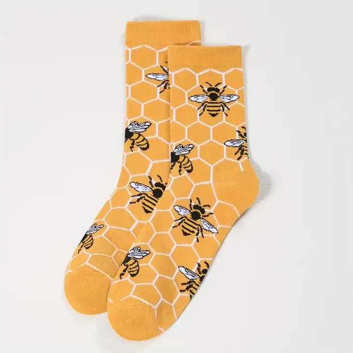 1 paire de chaussettes longues décontractées respirantes pour hommes et femmes