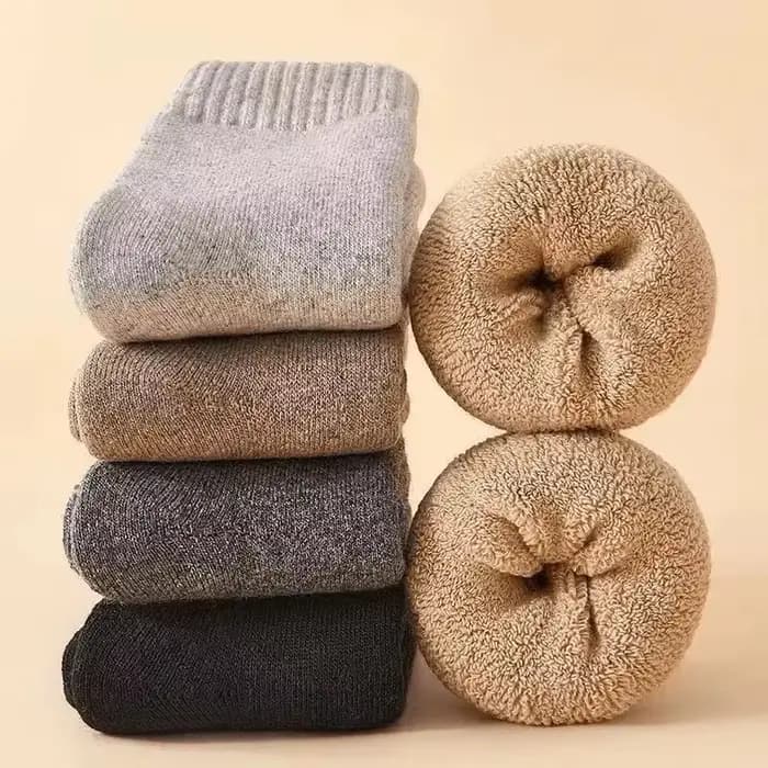 1/5 paires de chaussettes d'hiver en laine mérinos pour hommes