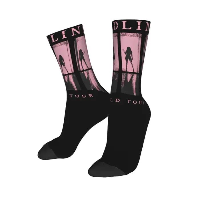 Deadline World Tour 2025 chaussettes hiver bas mode hommes chaud doux