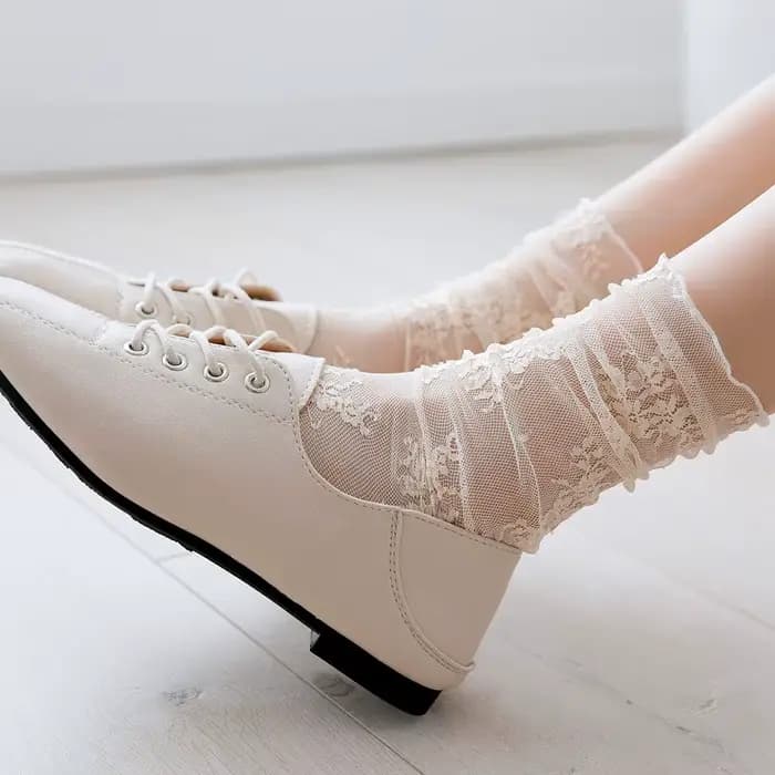 1/2 paires de chaussettes fines femmes été Ultra respirant Transparent dentelle