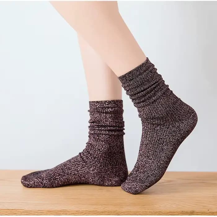 Chaussettes scintillantes pour femmes