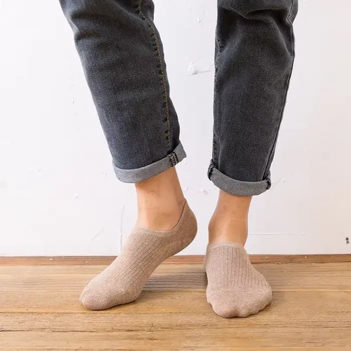1 Paire de Chaussettes Basses Noires