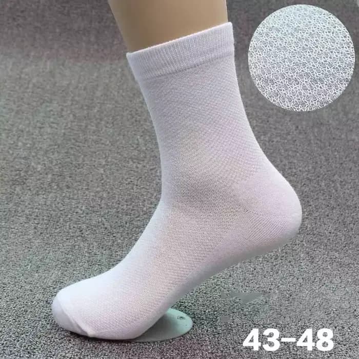 Chaussettes d'Affaires Noires et Blanches pour Homme