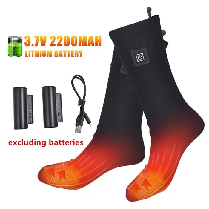 Chaussettes thermiques électriques pour hommes et femmes