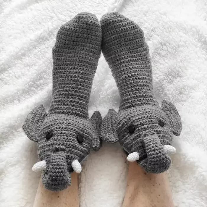 Chaussettes tricotées animaux drôles pour femmes hommes enfants Crocodile manger pied
