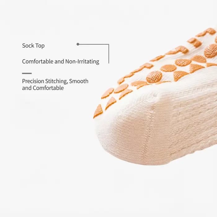 Lot de 3 paires de chaussettes antidérapantes en coton pour enfants