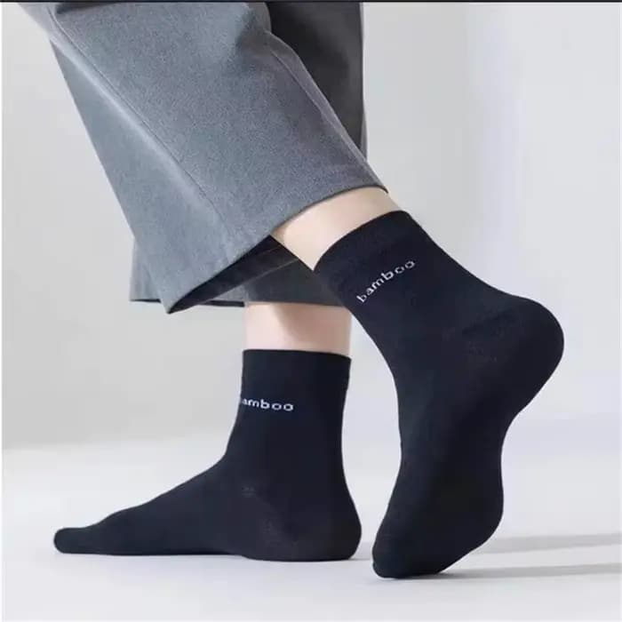 5 paires/chaussettes en bambou pour hommes