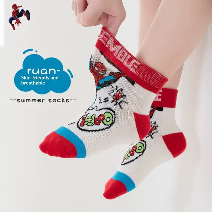 5 paires de chaussettes Spiderman pour enfants