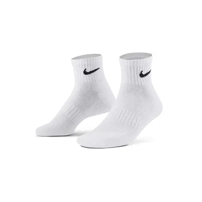 Nike décontracté rembourré mi-coupe chaussettes de basket unisexe Combo Pack blanc SX7667-100