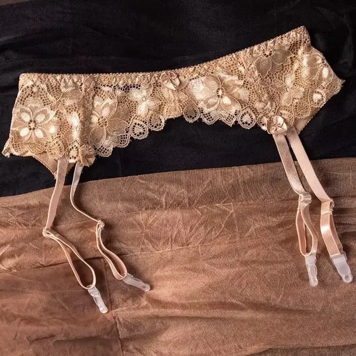 Femmes chaussettes Clips dentelle Transparent porte-jarretelles boucles réglables taille basse porte-jarretelles pôle danse sous-vêtements élastiques Clubwear