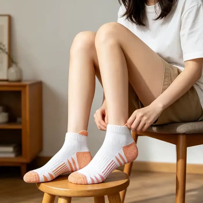 10 paires de chaussettes de sport – modèle coupe basse pour un ajustement confortable